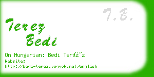 terez bedi business card